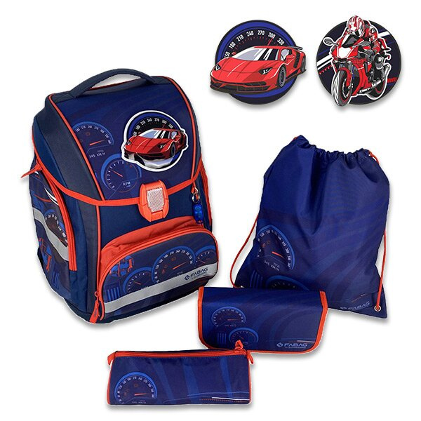 Aktovka Schneiders Fabag s příslušenstvím Speed Racing