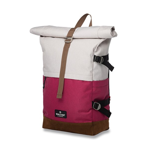 Batoh WALKER Roll-up Two Popcorn/Fresh Pink