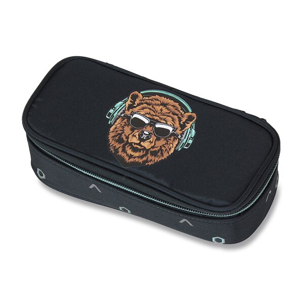 Penál WALKER Fame Bear Buddy Dark Grey Walker by Schneiders