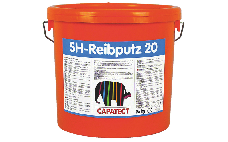 Omítka silikonová Caparol SH Reibputz 1,5 mm bílá, tónovatelná 25 kg