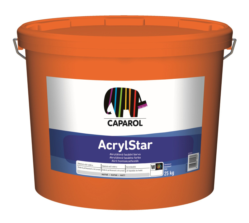 Barva fasádní akrylátová AcrylStar 25 kg