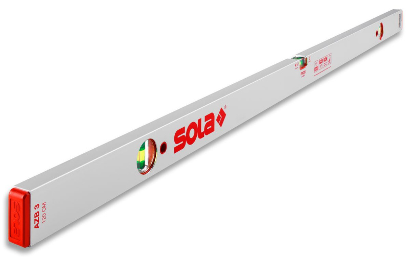 SOLA | AZB 3 – profilová vodováha s libelami FOCUS (+20 %) Délka: 80cm