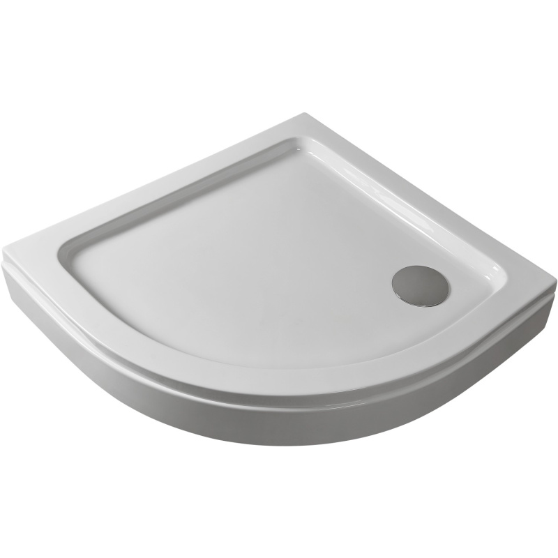 Sanotechnik Sprchová vanička s krytem P29W, čtvrtkruh, akrylát, 90 x 90 x 15 cm