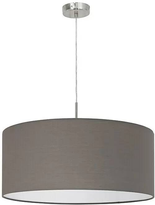 Závěsné svítidlo Eglo Pasteri / Ø 53 cm / IP20 / 60 W / E27 / antracitová/hnědá Varianta: ivi1