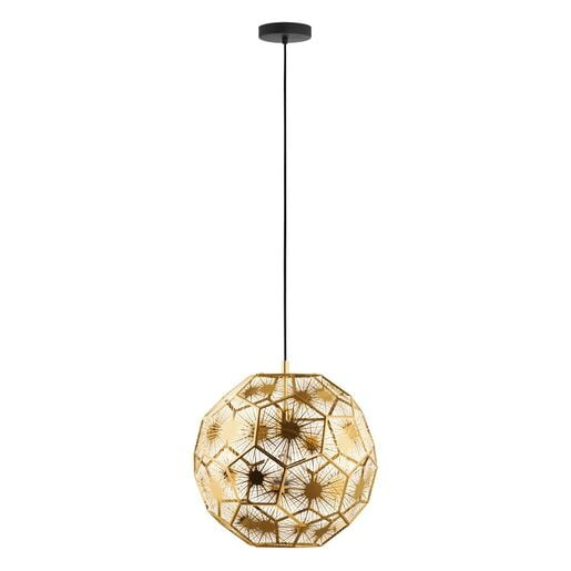 Závěsné osvětlení Eglo SKOURA mosaz 39755