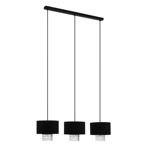 Závěsné osvětlení Eglo SAPUARA černá 39978