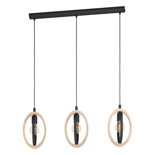 Závěsné osvětlení Eglo BASILDON černá 43462