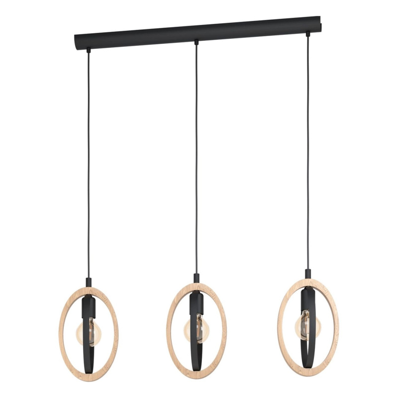 Závěsné osvětlení Eglo BASILDON černá 43462