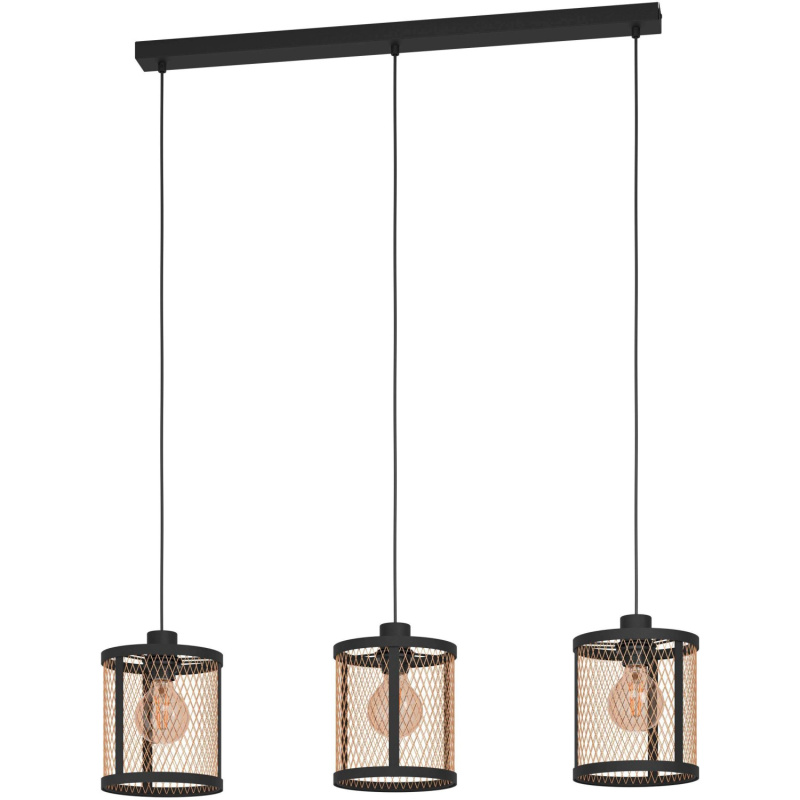 Závěsné osvětlení Eglo DELLOW černá 43605