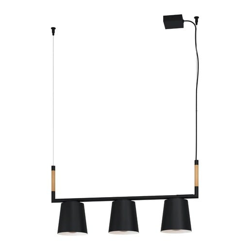 Závěsné osvětlení Eglo LACEY černá 43612