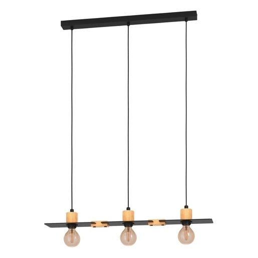 Závěsné osvětlení Eglo BRAMERTON černá 43752