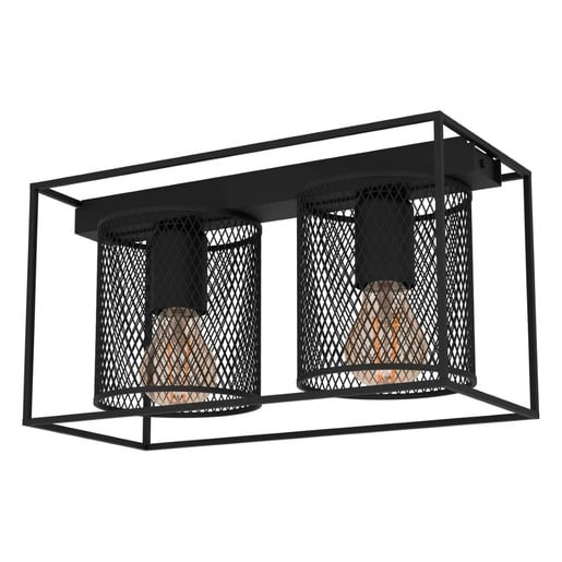 Stropní osvětlení Eglo CATTERICK černá 43772