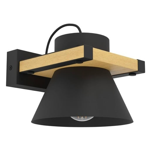 Nástěnná lampa Eglo MACCLES černá 43958