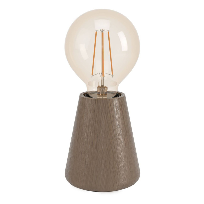 Eglo ASBY stojací lampa tmavá hnědá dřevo 44015
