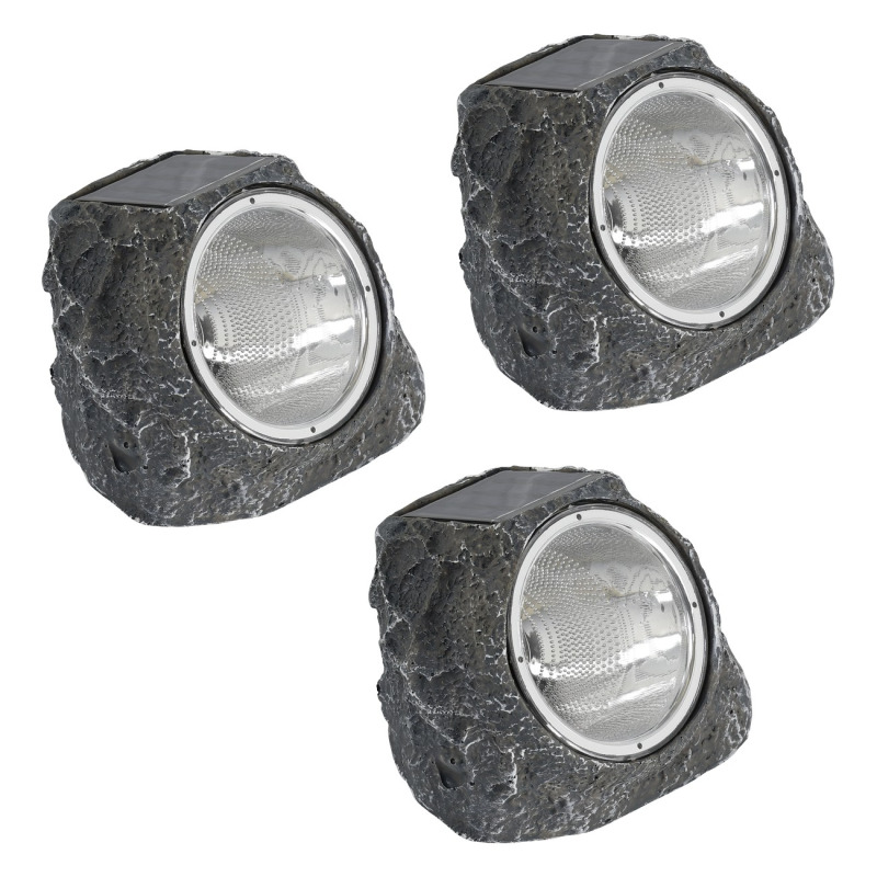 Set 3ks solární svítidlo STAZZONE šedá 135×105 mm 06W EGLO