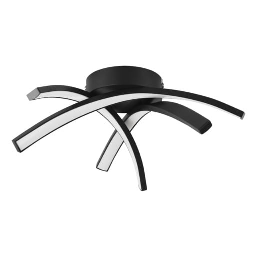 LED Stropní osvětlení Eglo DESTRO-E černá 74076