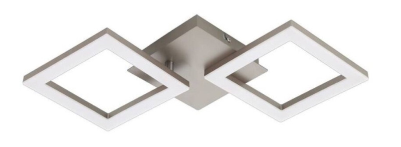 Stropní LED svítidlo Eglo Huerta 75179 / 3000 K / 3300 lm / krytí IP20 / stříbrná Varianta: ivi1