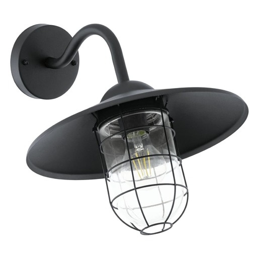 Nástěnná lampa Eglo MELGOA ocel černá 94792