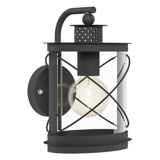Nástěnná lampa Eglo HILBURN ocel černá 94843