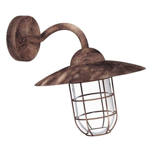 Nástěnná lampa Eglo MELGOA ocel měď 94863