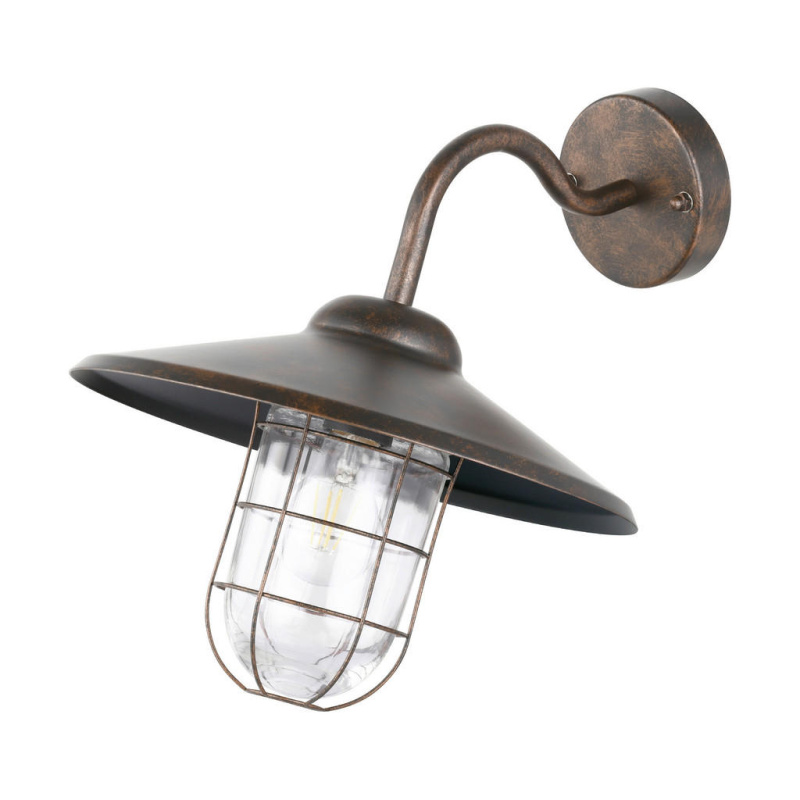 Nástěnná lampa Eglo MELGOA ocel měď 94863