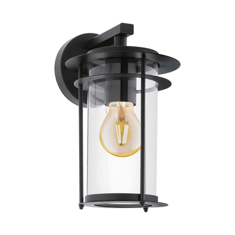 Nástěnná lampa Eglo VALDEO pozink černá 96239