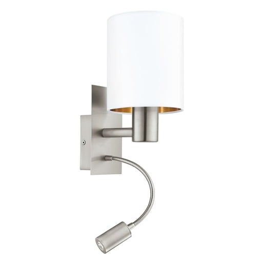 Nástěnná lampa Eglo PASTERI bílá 96484