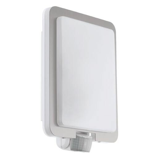 Eglo Nástěnné svítidlo Mussotto s detektorem pohybu nerezové