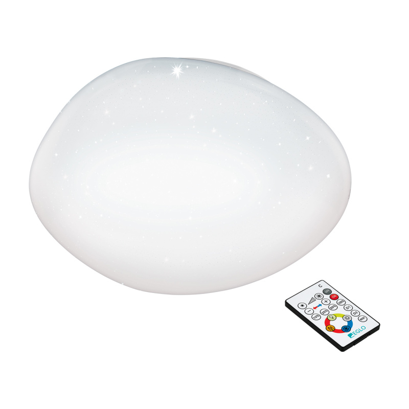 EGLO Smart stropní/nástěnné LED svítidlo Sileras, 2700-6500K Průměr: Ø 60 cm