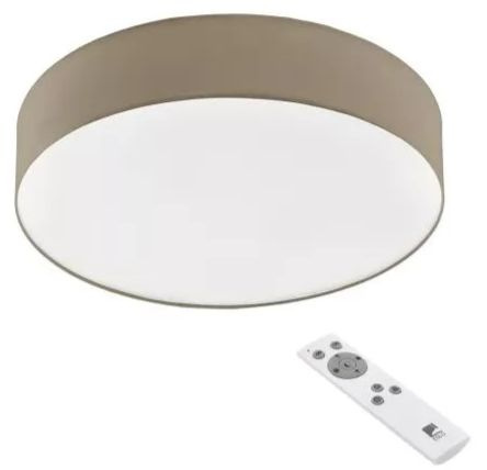 EGLO Smart stropní LED svítidlo Romao-Z ø57 cm v. 12 cm, 2700-6500K Barva: Šedohnědá
