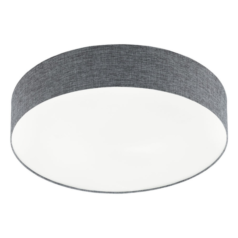 EGLO Smart stropní LED svítidlo Romao-Z ø57 cm v. 12 cm, 2700-6500K Barva: Šedá