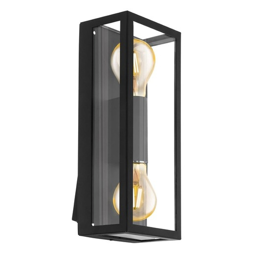 Nástěnná lampa Eglo ALAMONTE 1 ocel černá 98273