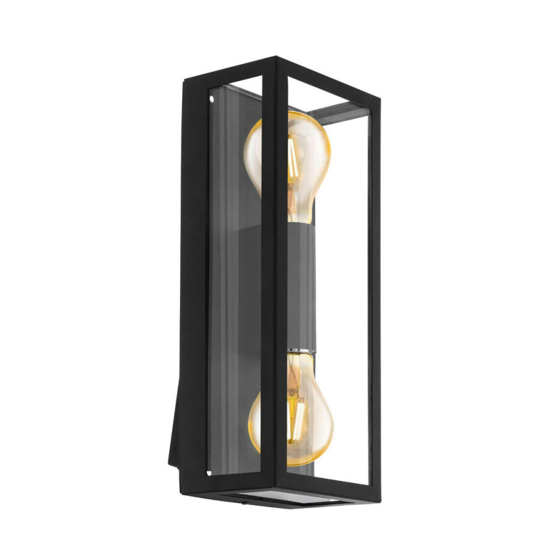 Nástěnná lampa Eglo ALAMONTE 1 ocel černá 98273