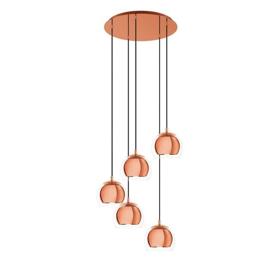 Závěsné osvětlení Eglo ROCAMAR 1 měď 98595