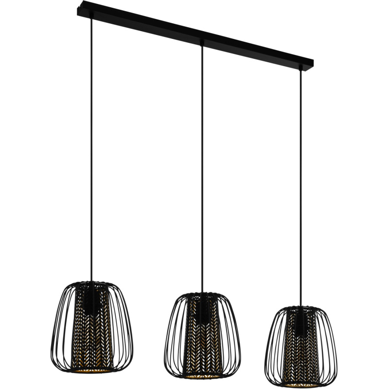 Závěsné osvětlení Eglo CURASAO černá 99662