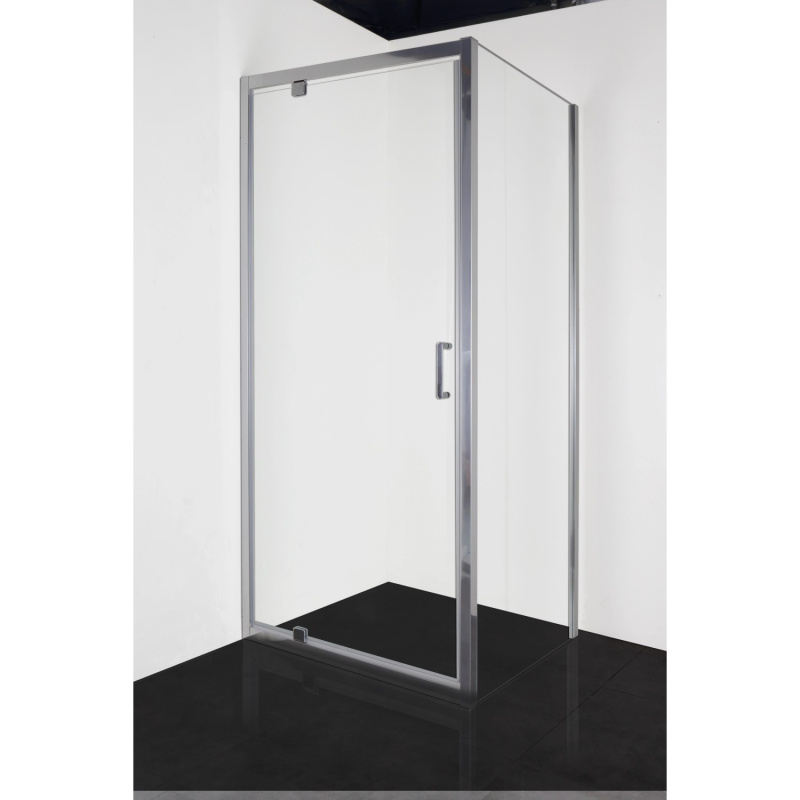 Sanotechnik Sprchová zástěna Fixglas Elite Chrom F90, 6 mm, 88,5-90 x 195 cm