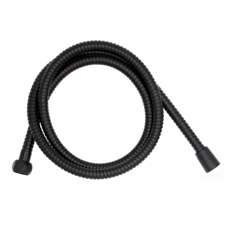 Sanotechnik Kovová sprchová hadice 114-5, matná černá, 150 cm