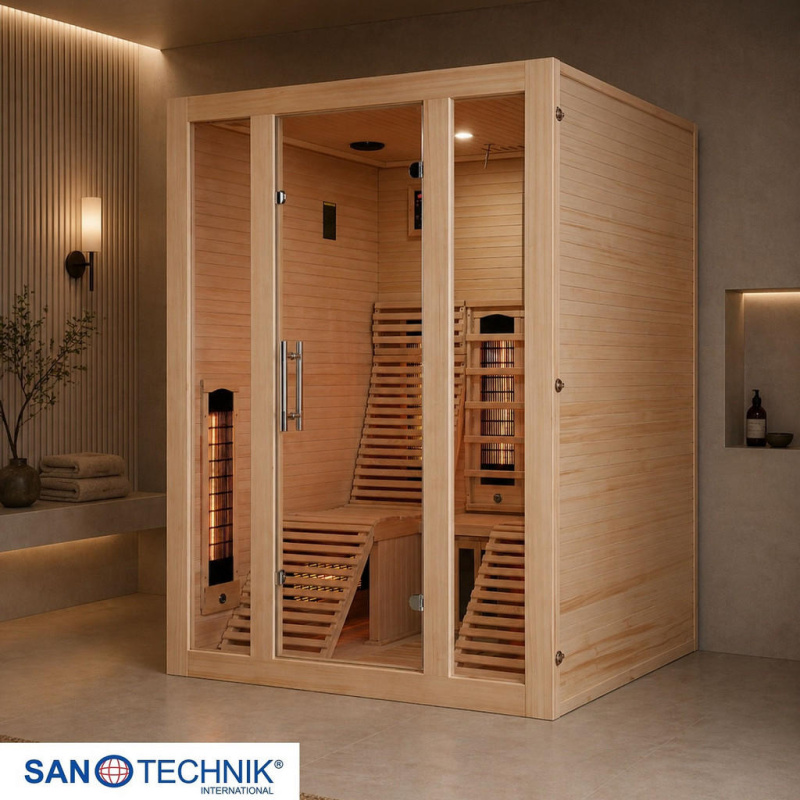 Sanotechnik Infrasauna Oslo pro 2 osoby, 150 x 150 x 200 cm