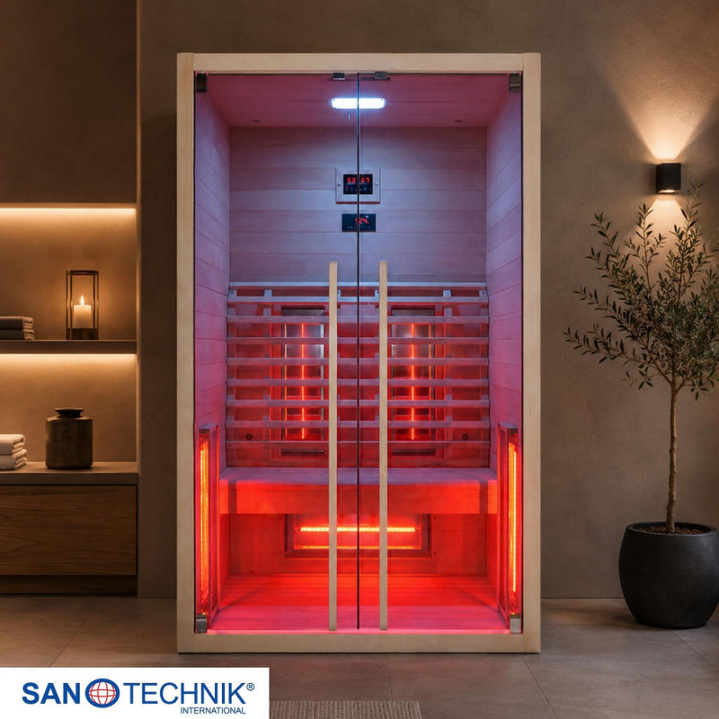Sanotechnik Infrasauna Ruby 2 pro 2 osoby, 120 x 100 x 195 cm