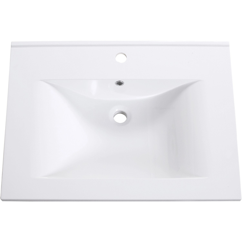 Sanotechnik Zápustné umyvadlo, litý mramor, 70,5 x 51,5 x 17,5 cm