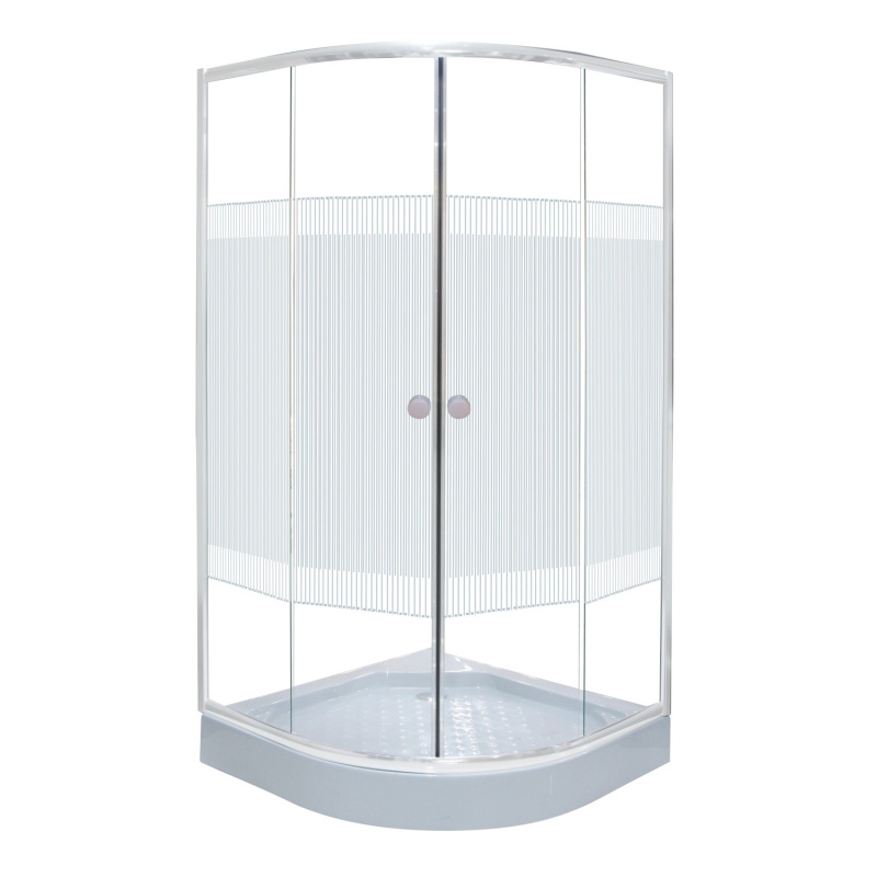 Sanotechnik Sprchový kout bez vaničky TW90S, čtvrtkruh, 90 x 90 x 180 cm