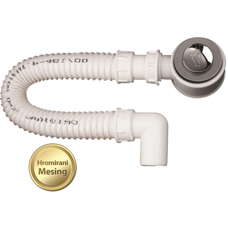 Sanotechnik Sifon pro sprch. vaničku click-clack ventil, flexi hadice, 5/4x40 mm