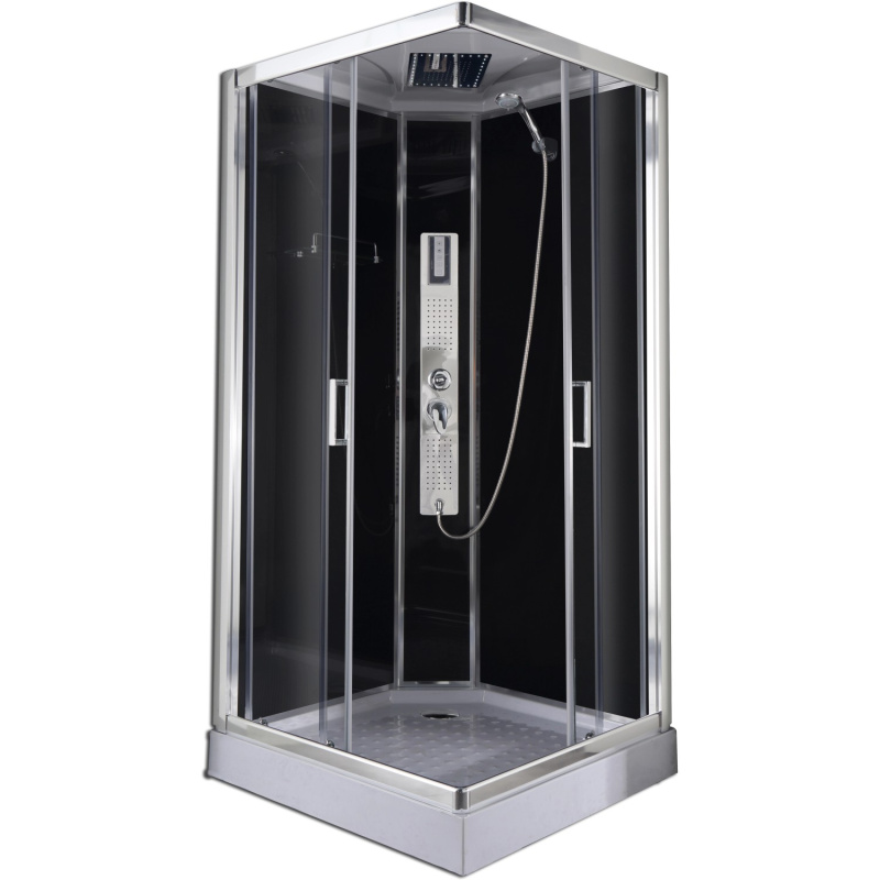 Sanotechnik Kompletní sprchový kout Trend 2, čtverec, chrom, 90 x 90 x 215 cm