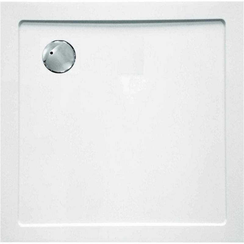 Sanotechnik Rohová sprchová vanička SMC SC9090S, čtverec, 90 x 90 x 3,5 cm