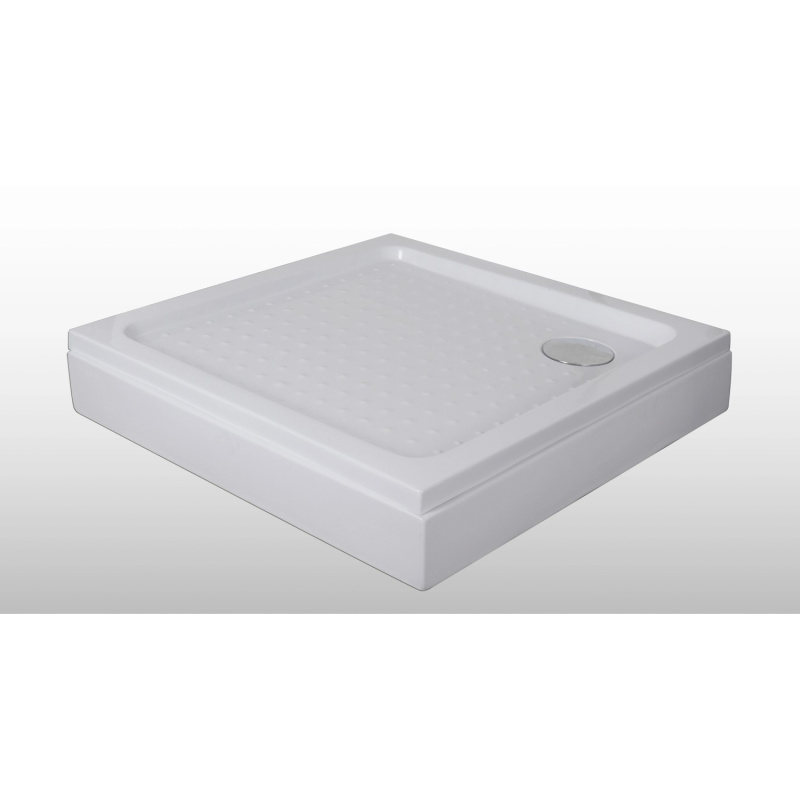 Sanotechnik Sprchová vanička s krytem P18, čtverec, akrylát, 80 x 80 x 15 cm