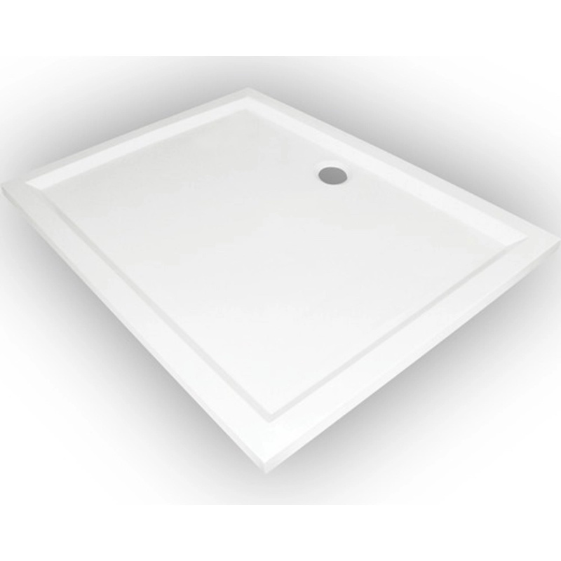 Sanotechnik Rohová sprchová vanička Viva 90020, 80 x 120 x 2,5 cm