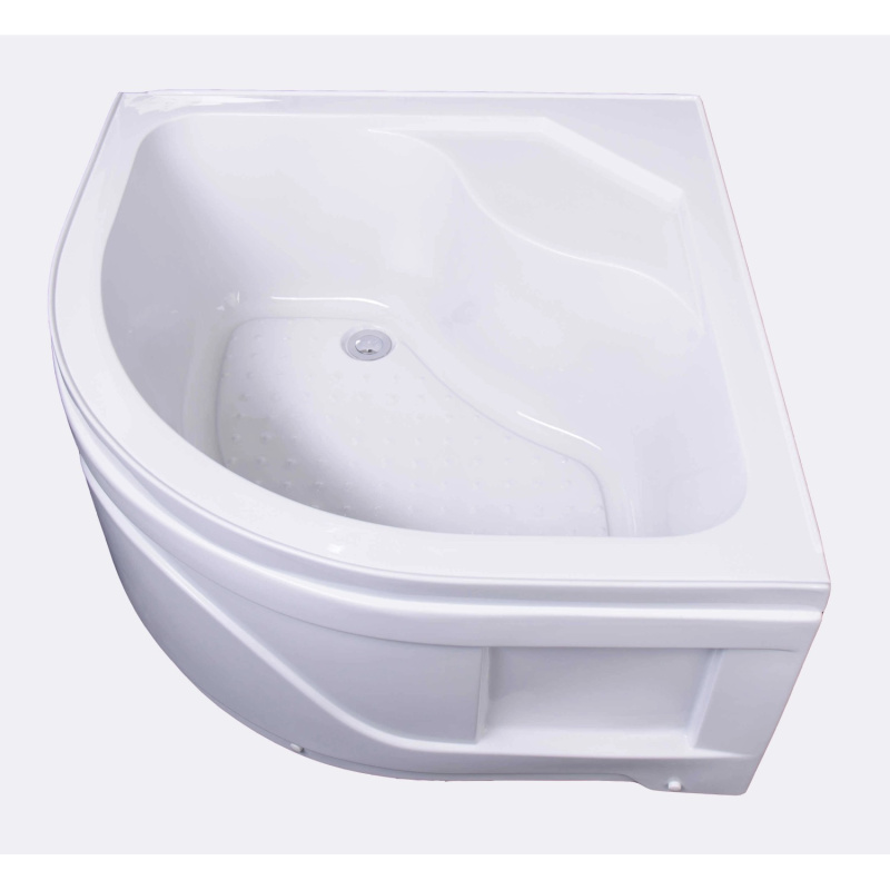 Sanotechnik Sprchová vanička PT25W, čtvrtkruh, 90 x 90 x 50 cm