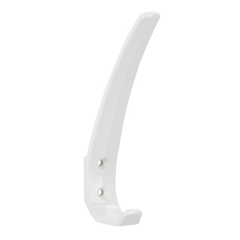 Siro Háček na kabáty 0292 plastový bílý 20 mm