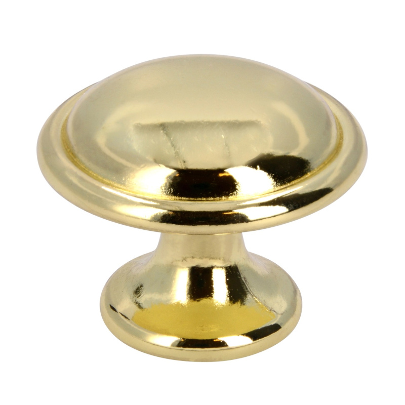 Siro Nábytková knopka 549 kulatá, kov lesk mosaz 29 mm