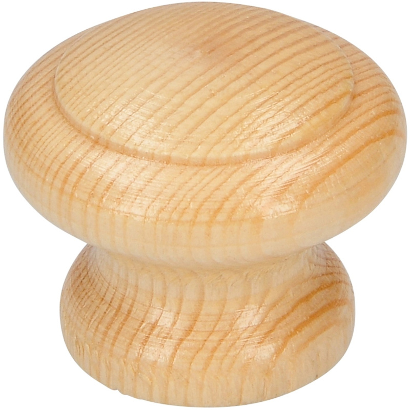 Siro Nábytkový knoflík S70 borovice přírodní lakovaná průměr 35 mm